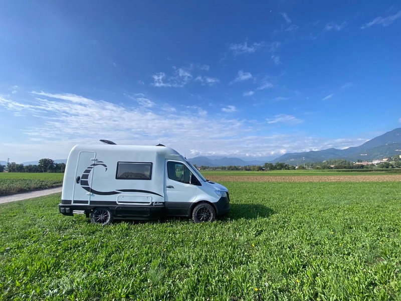 Camper Gulliver’s con monoscocca in vetroresina
